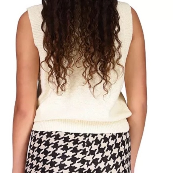 Sanctuary Women's Chill Out Cotton Sweater Vest - Brulee size L - Picture 4 of 12